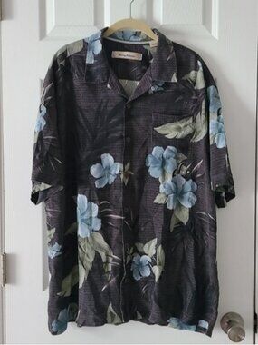 Tommy Bahama Silk Hibiscis Button Down